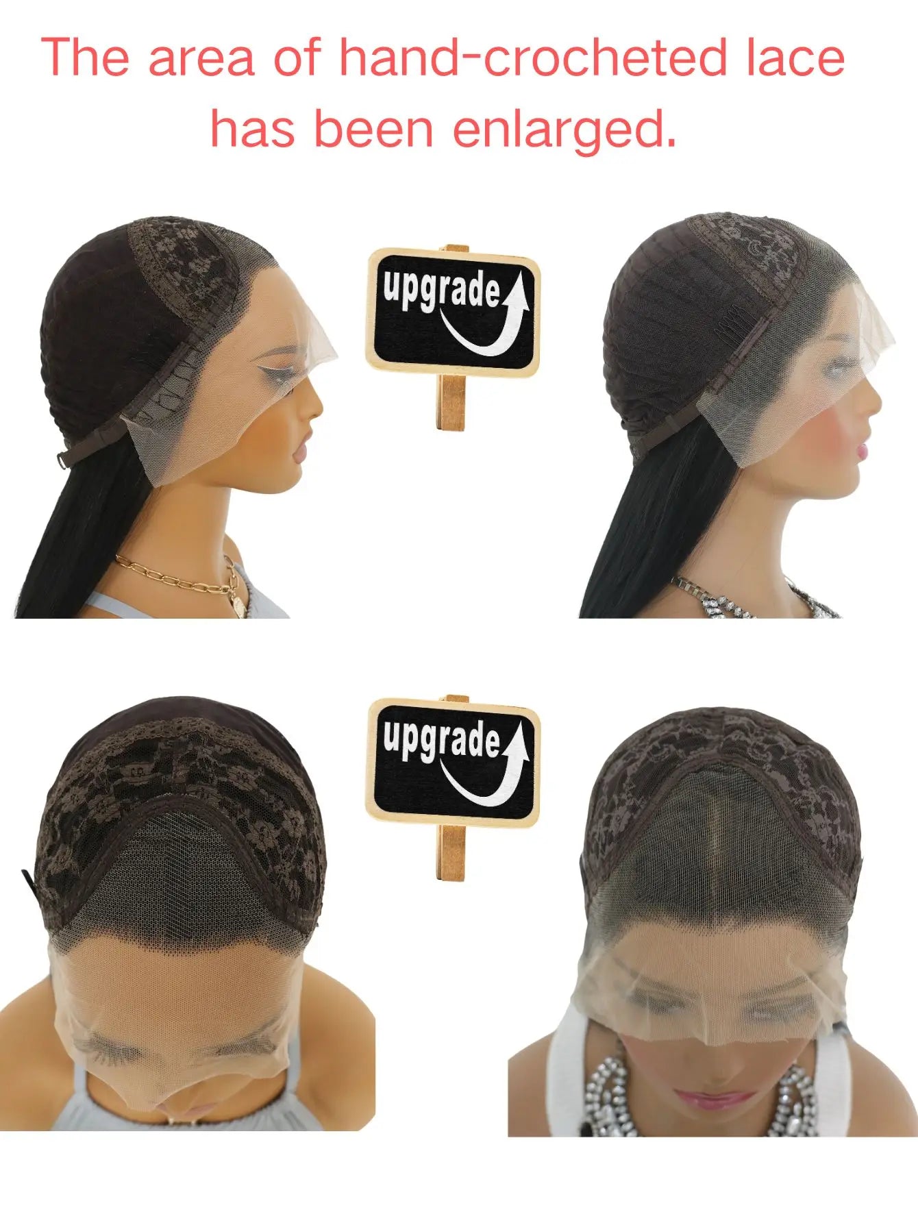 Perruques synthétiques ondulées 13*4, longues, sans colle, avec naissance de cheveux naturelle pré-épilée et cheveux de bébé.