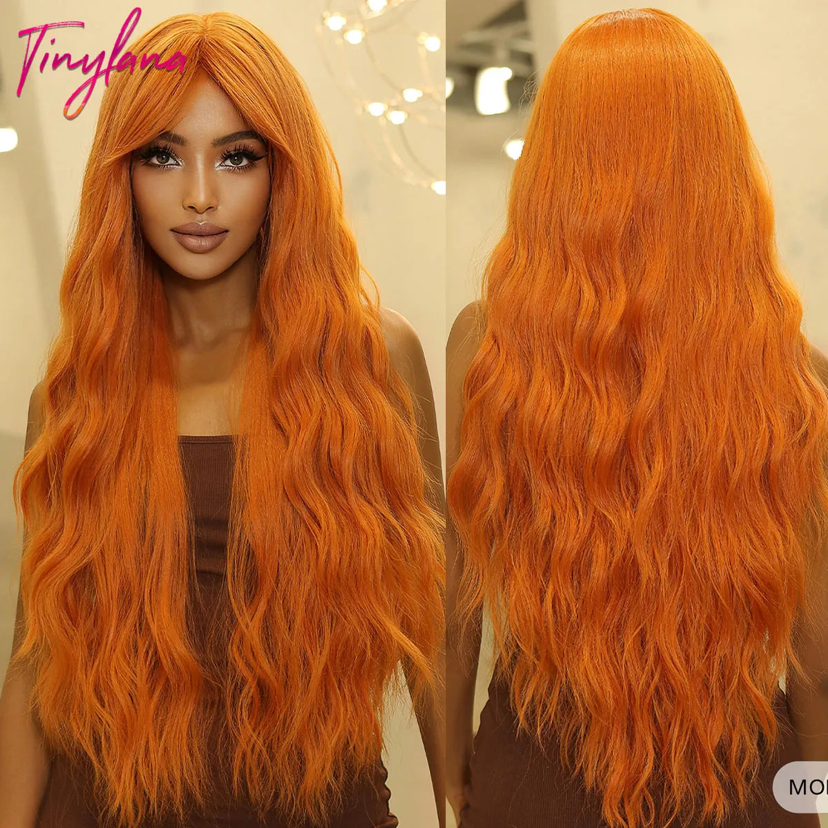 Perruques synthétiques longues bouclées gris cendré platine avec frange pour femmes, perruque afro ondulée profonde, perruque Lolita Cosplay, cheveux naturels résistants à la chaleur