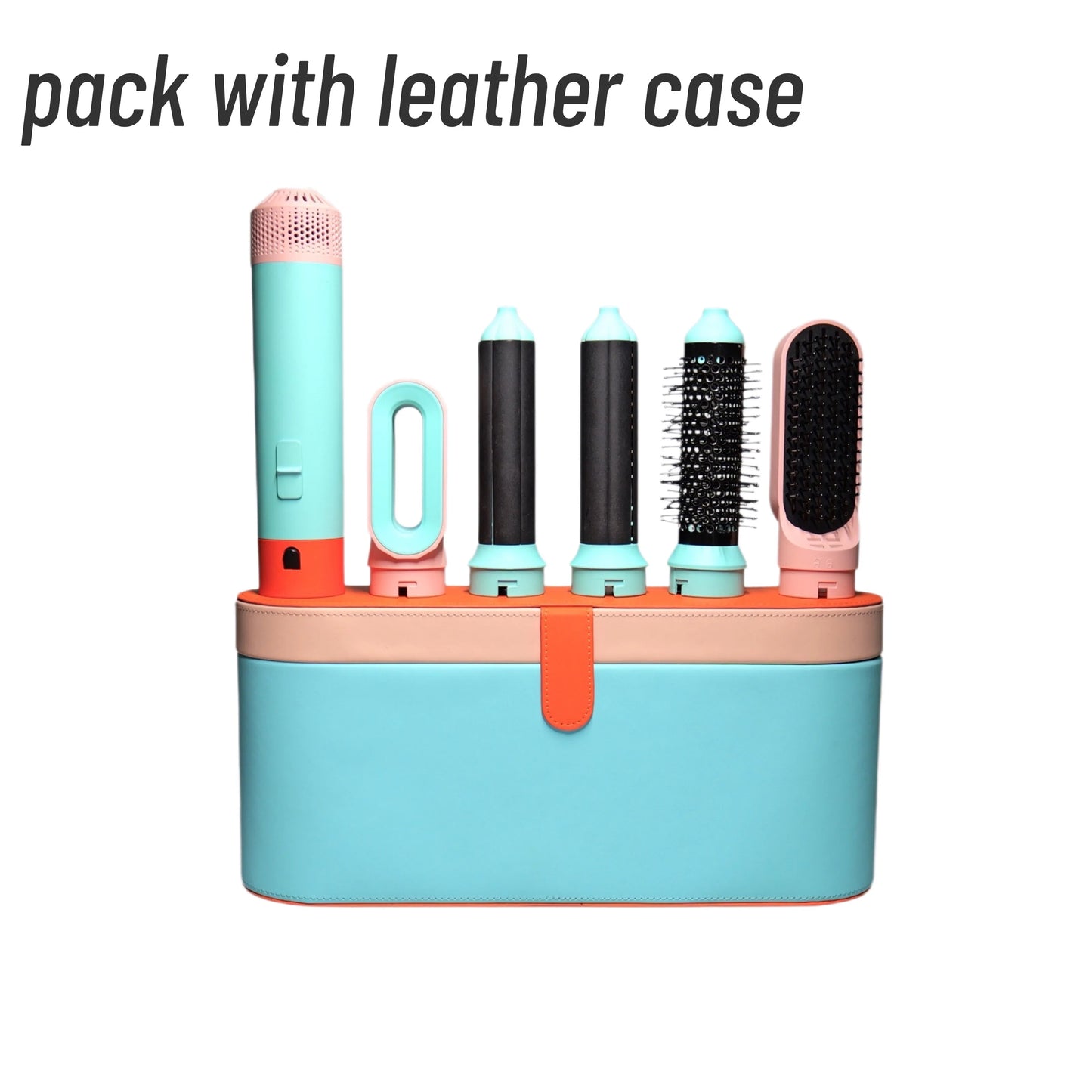 Sèche-cheveux 5 en 1 multifonction, nouveau design, avec barillet à boucler, brosse à air chaud, outil de coiffure