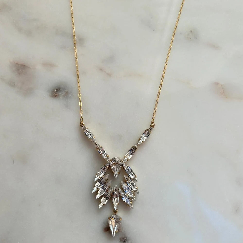 Collier chaîne de dos de mariée géométrique en strass, accessoires de robe, bijoux de corps élégants en forme de Y pour femmes, vêtements de mariage dos nu