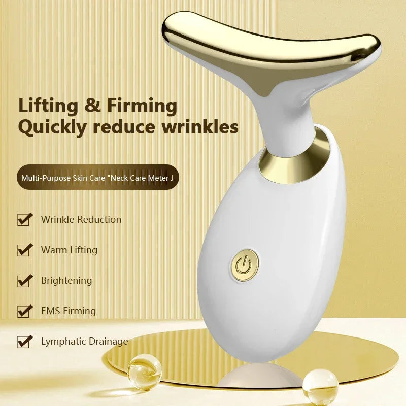 Appareil de lifting du cou et du visage, anti-rides, anti-âge, appareil de beauté pour le cou, raffermissement du double menton, remodelage du visage, soin raffermissant