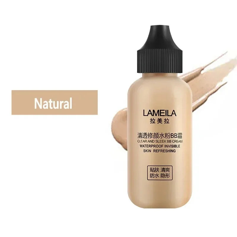 Fond de teint liquide waterproof, couvrance totale, base de teint professionnelle longue durée, cosmétiques, BB crème magique, maquillage éclaircissant, anti-cernes