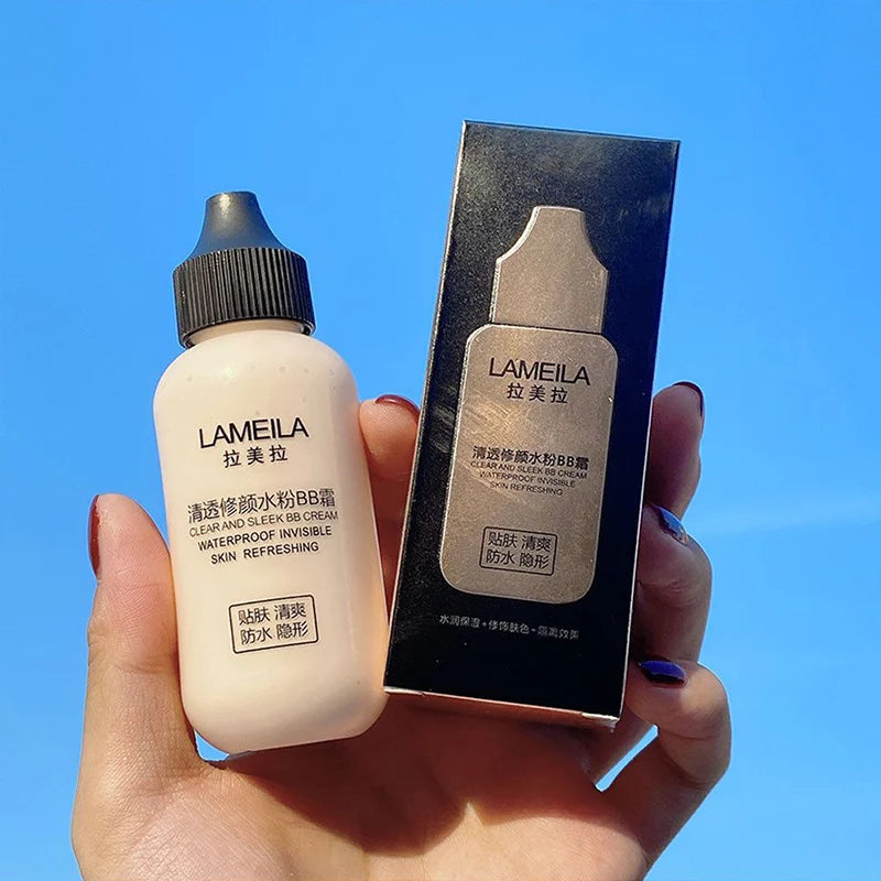 Fond de teint liquide waterproof, couvrance totale, base de teint professionnelle longue durée, cosmétiques, BB crème magique, maquillage éclaircissant, anti-cernes