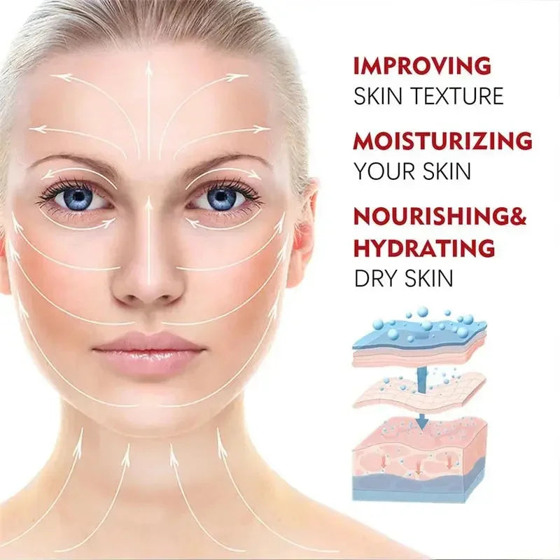 Nouvelle crème anti-rides pour le visage, effet immédiat, élimination des rides, crème anti-âge, amélioration des ridules, peau nourrissante