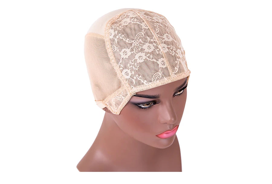 Lot de 5 bonnets de perruque en résille extensibles avec bretelles réglables pour la fabrication de perruques