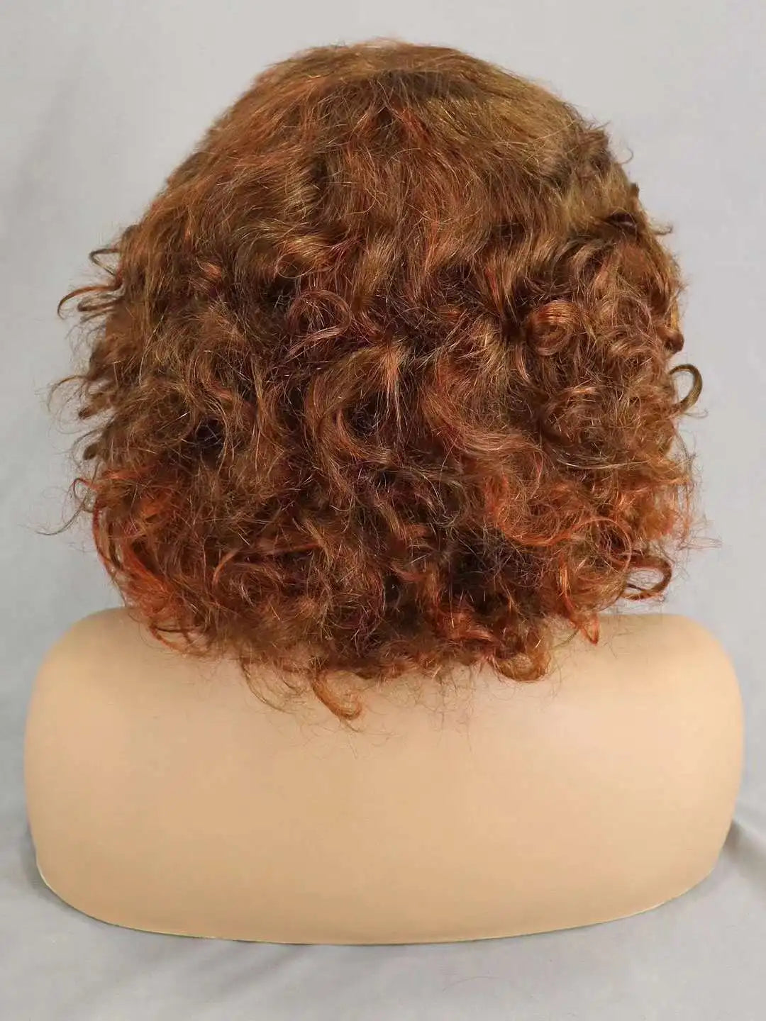 Perruques de cheveux humains bouclés et rebondissants bordeaux 99J #, densité 200 %, avec frange, courtes, bouclées et lâches, fabriquées à la machine, pré-épilées pour femmes