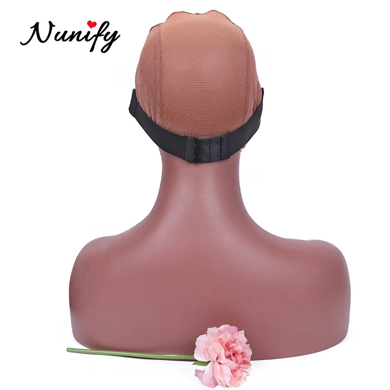 Nunify Bandeau élastique amovible noir pour dentelle frontale, antidérapant, pour la fabrication de bonnets de perruque, bandeau réglable de haute qualité