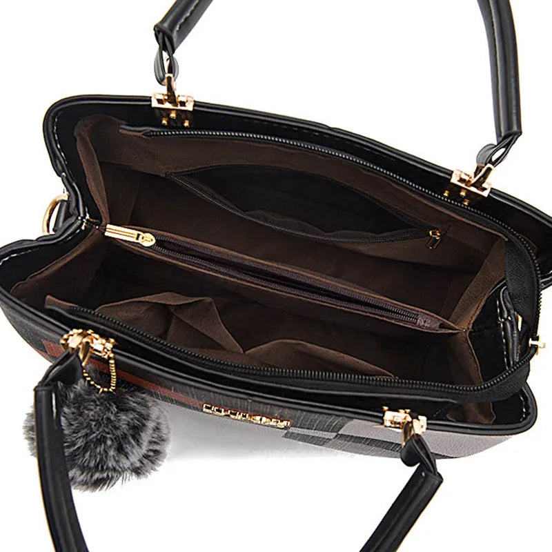 Sacs à bandoulière décontractés en cuir PU pour femmes, sac à main fourre-tout de luxe de styliste, sac à bandoulière de voyage de grande capacité