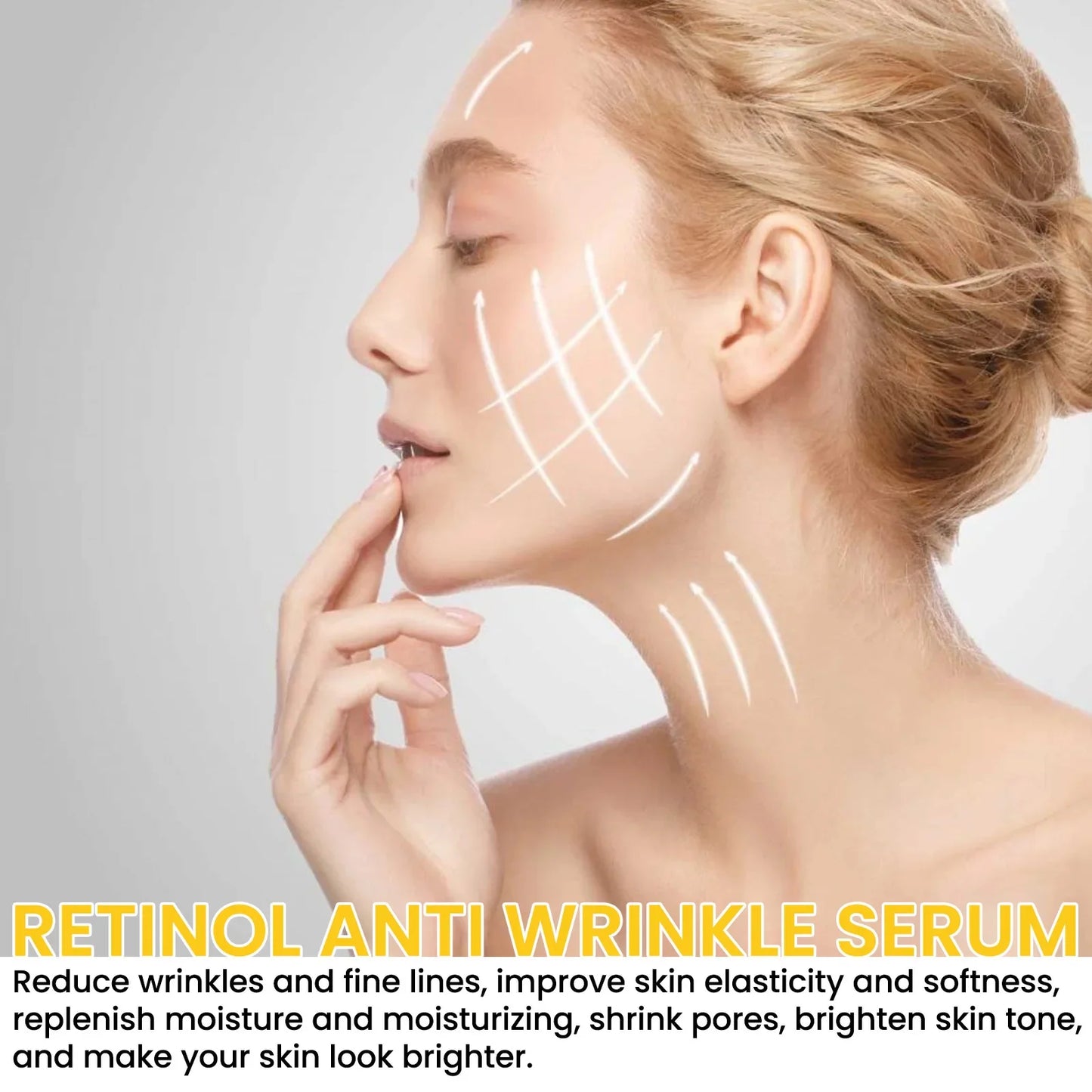 Sérum visage anti-rides instantané, anti-âge, liftant, raffermissant, estompe les ridules, améliore le teint terne, hydrate, cosmétiques coréens