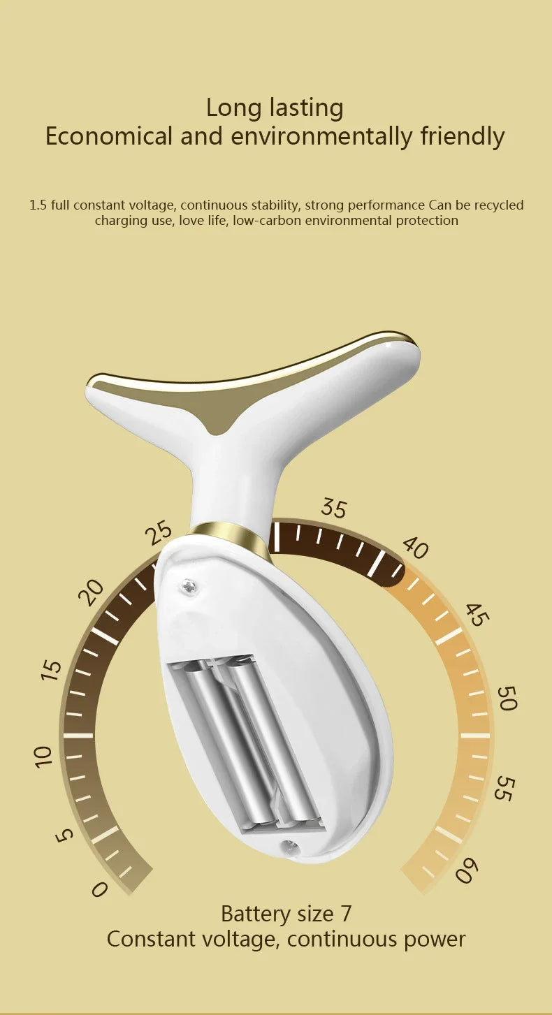 Appareil de massage électrique pour le cou et le visage, appareil de massage par micro-courant pour raffermir la peau, thérapie anti-rides, suppression du double menton