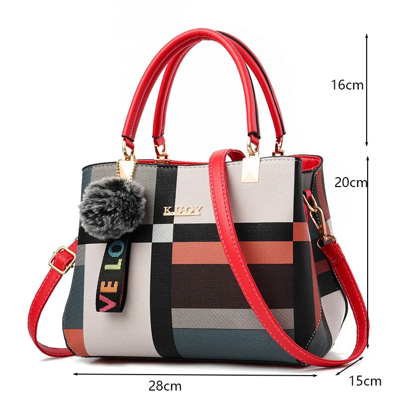 Sacs à bandoulière décontractés en cuir PU pour femmes, sac à main fourre-tout de luxe de styliste, sac à bandoulière de voyage de grande capacité