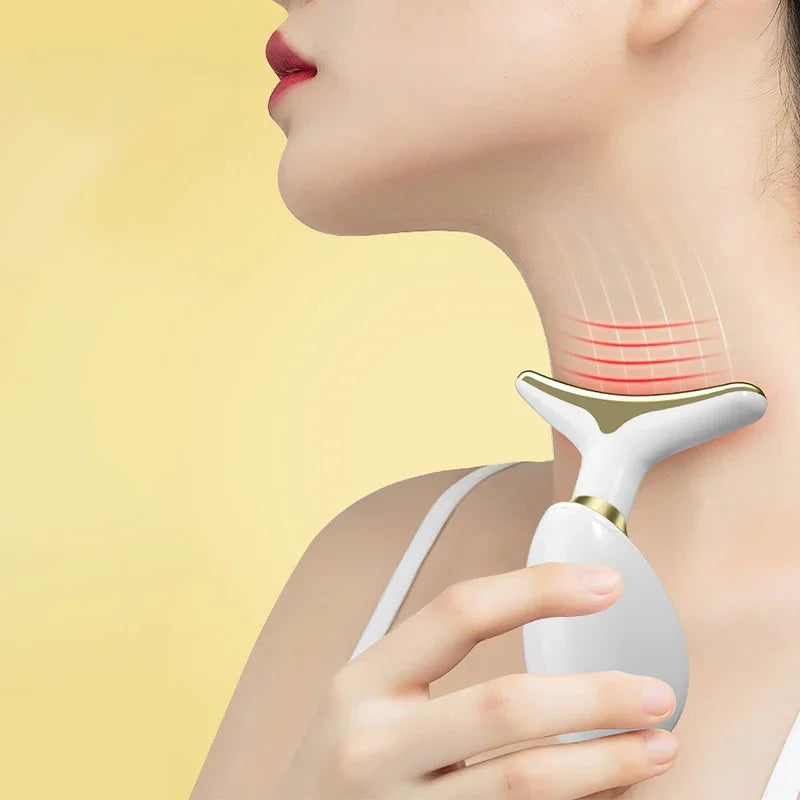 Appareil de massage électrique pour le cou et le visage, appareil de massage par micro-courant pour raffermir la peau, thérapie anti-rides, suppression du double menton
