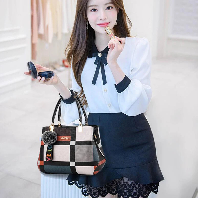 Sacs à bandoulière décontractés en cuir PU pour femmes, sac à main fourre-tout de luxe de styliste, sac à bandoulière de voyage de grande capacité