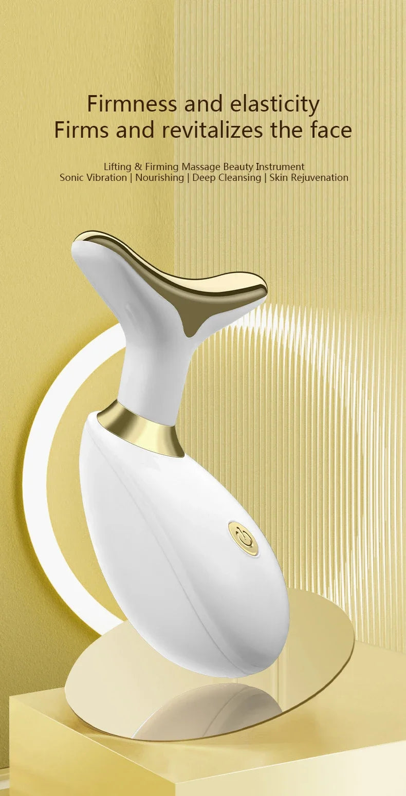 Appareil de massage électrique pour le cou et le visage, appareil de massage par micro-courant pour raffermir la peau, thérapie anti-rides, suppression du double menton