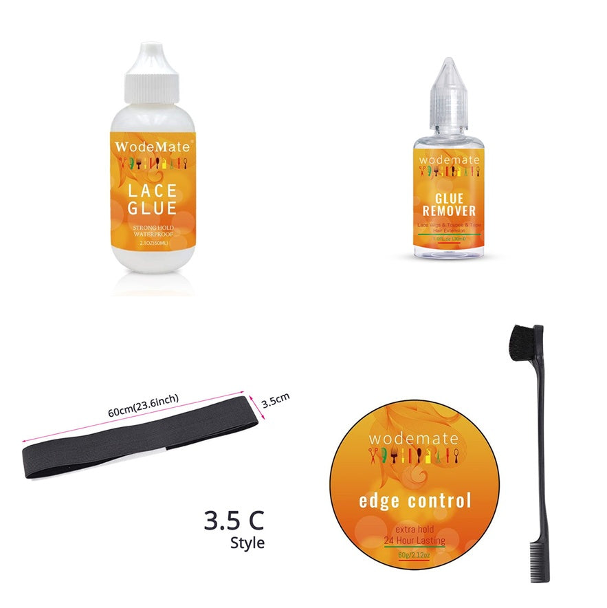 Colle pour perruque, colle pour dentelle imperméable, collage invisible
