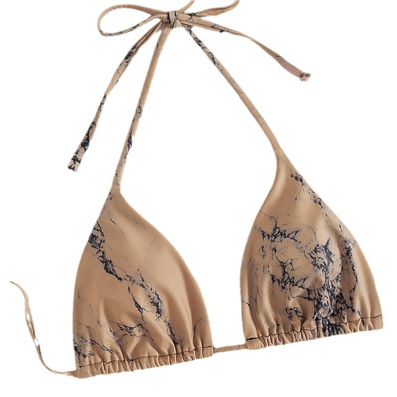 Maillot de bain trois pièces fendu