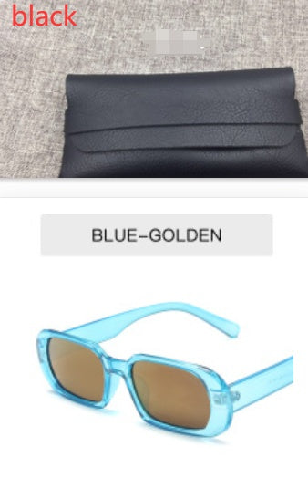 Lunettes de soleil rétro à petite monture pour femmes, couleur bonbon, colorées, tendance