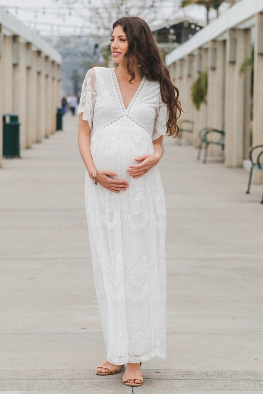 Séance photo femme enceinte dentelle commerce extérieur femme enceinte dentelle robe de nettoyage
